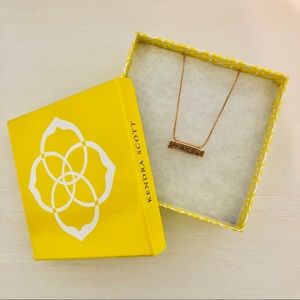 Kendra Scott Leanor Rose Gold Pendant Necklace
